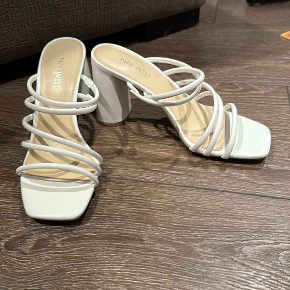 Nine West strappy heels